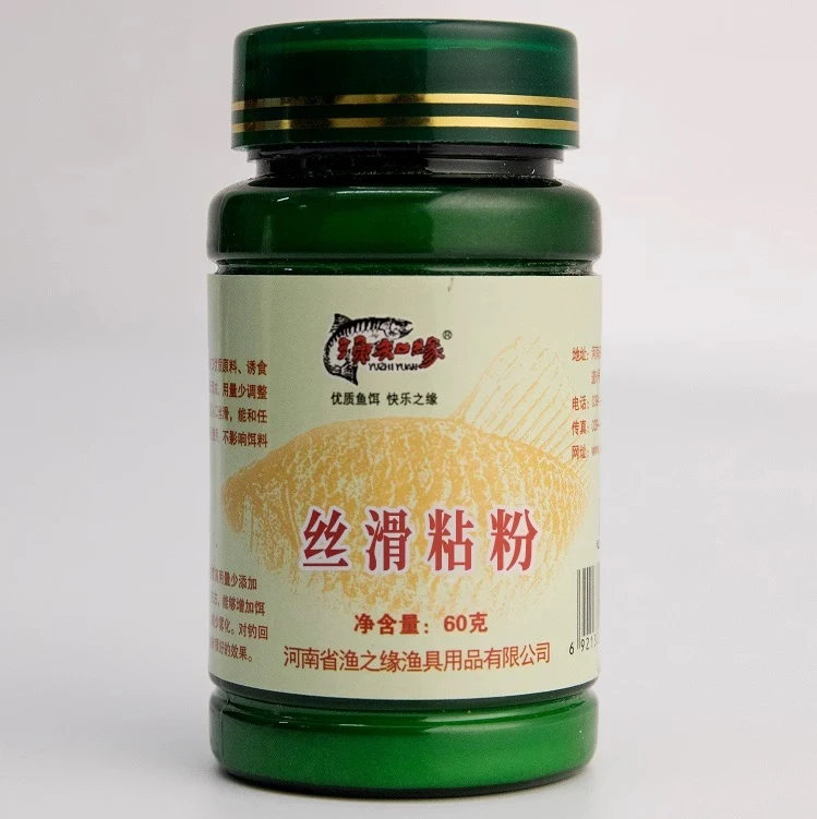 渔知缘丝滑粘粉颗粒网状蜘蛛丝休闲垂钓辅助饵料