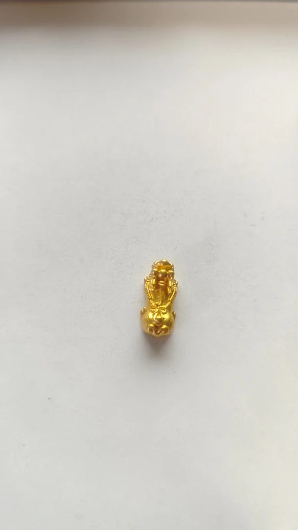 A(021）足金中号蝴蝶结貔貅（详情见第二张图）
