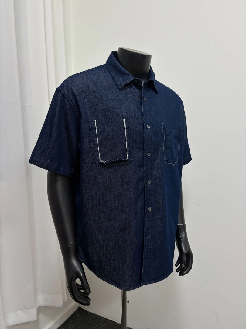 【直播大促专用】男士夏季莱赛尔衬衫裤子百搭通勤休闲套装TX1051