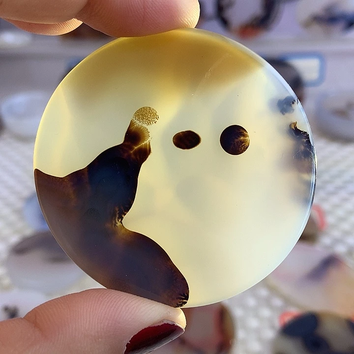 玛瑙/玉髓合金颈饰