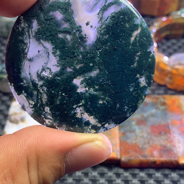 玛瑙/玉髓吊坠(赠链)未镶嵌用****2