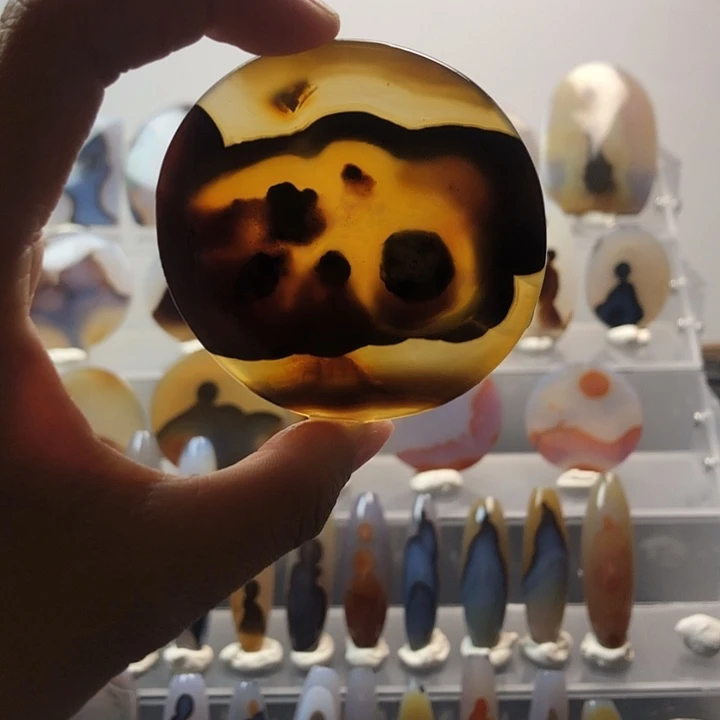 玛瑙/玉髓合金珠宝半成品18