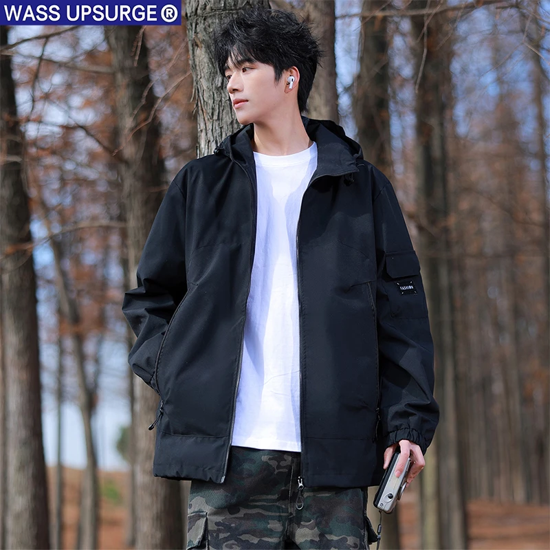 WASS UPSURGE情侣户外春秋连帽潮流登山休闲百搭潮流登山服山系