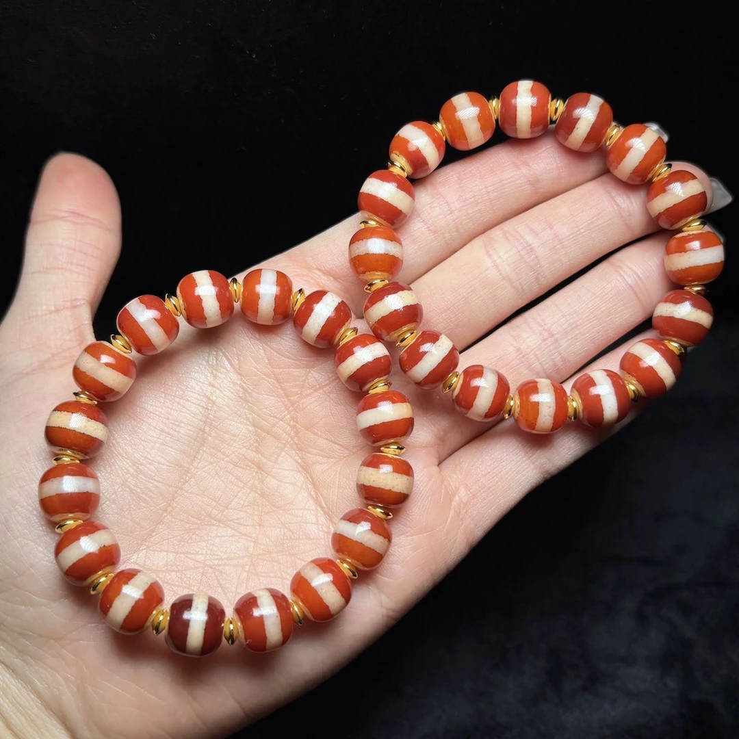 【曹掌柜精选】20 G00040-玛瑙单圈手串（一线）-多样性发一件-10mm