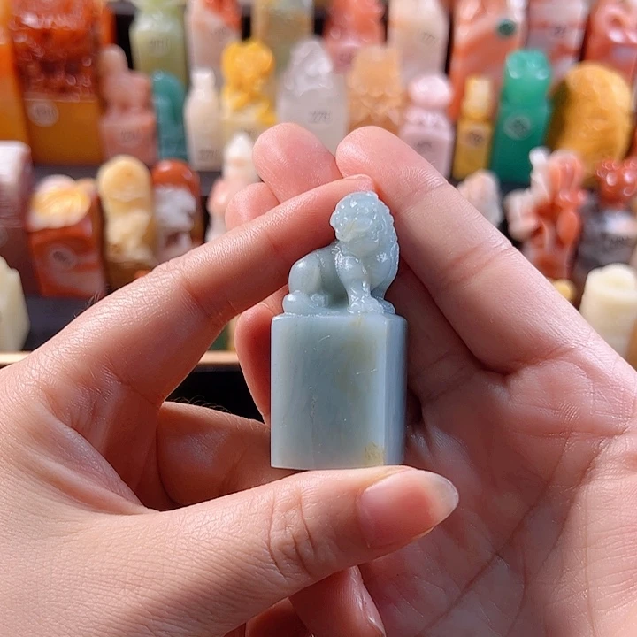 云南石印石不****人手工定制设计2厘米，狮子