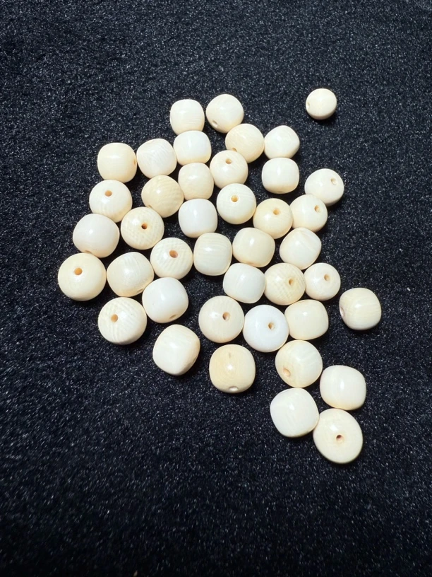 C003天然猛犸牙9x8满纹老型单颗冰料果冻料