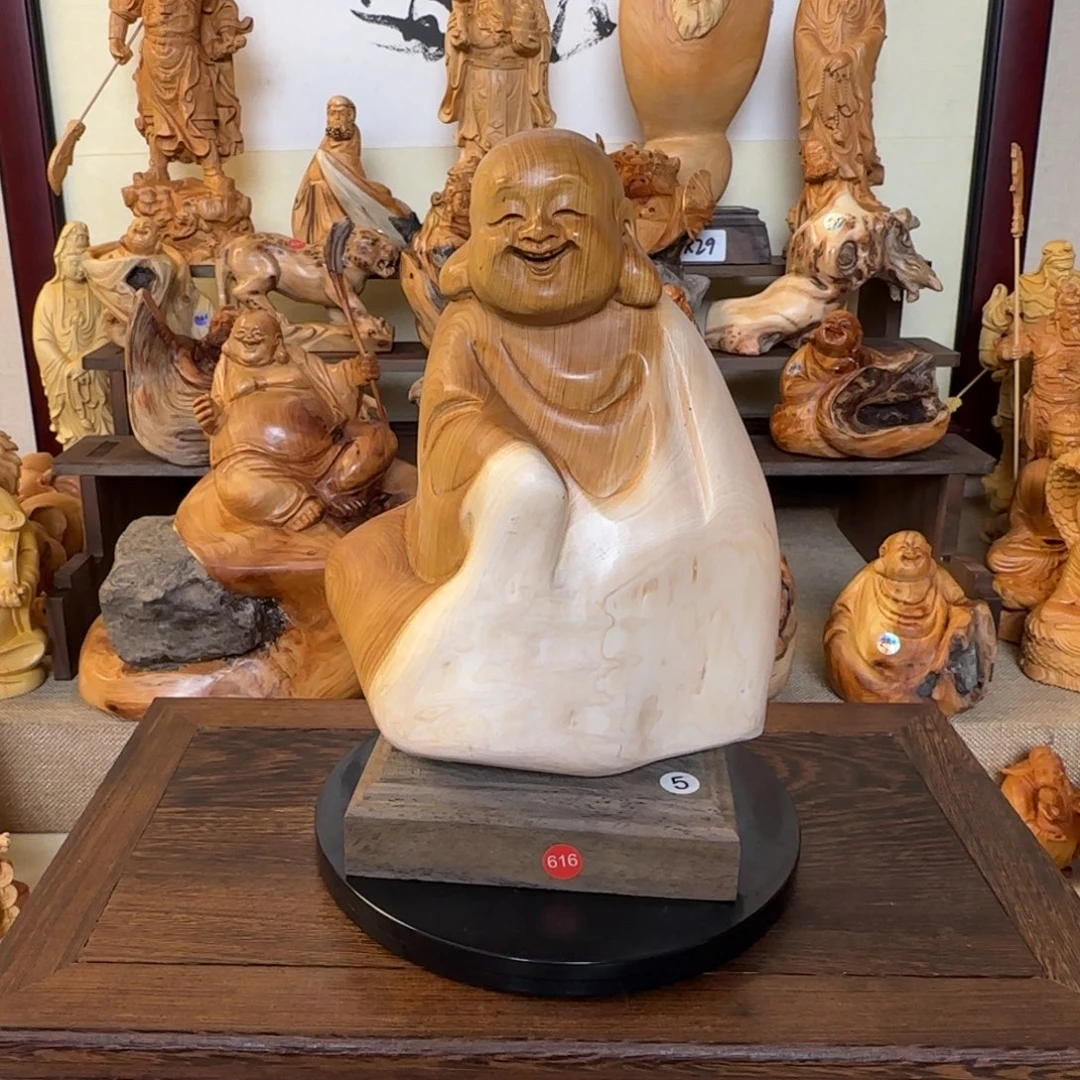 崖柏小木匠艺雕一物一拍