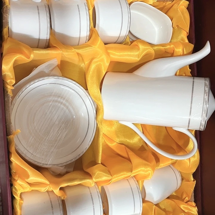 精品骨质瓷咖啡具15头