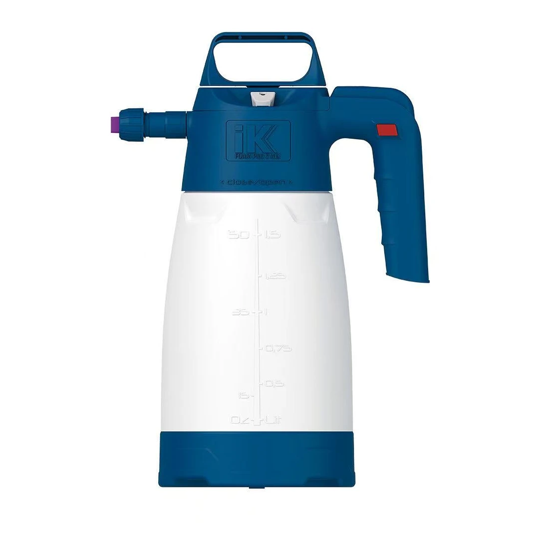 西班牙IK Foam Pro 2 ALK手持气压式泡沫喷壶新款蓝色耐碱性