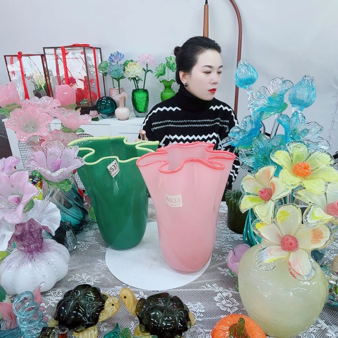 琉璃花瓶花器艺术品