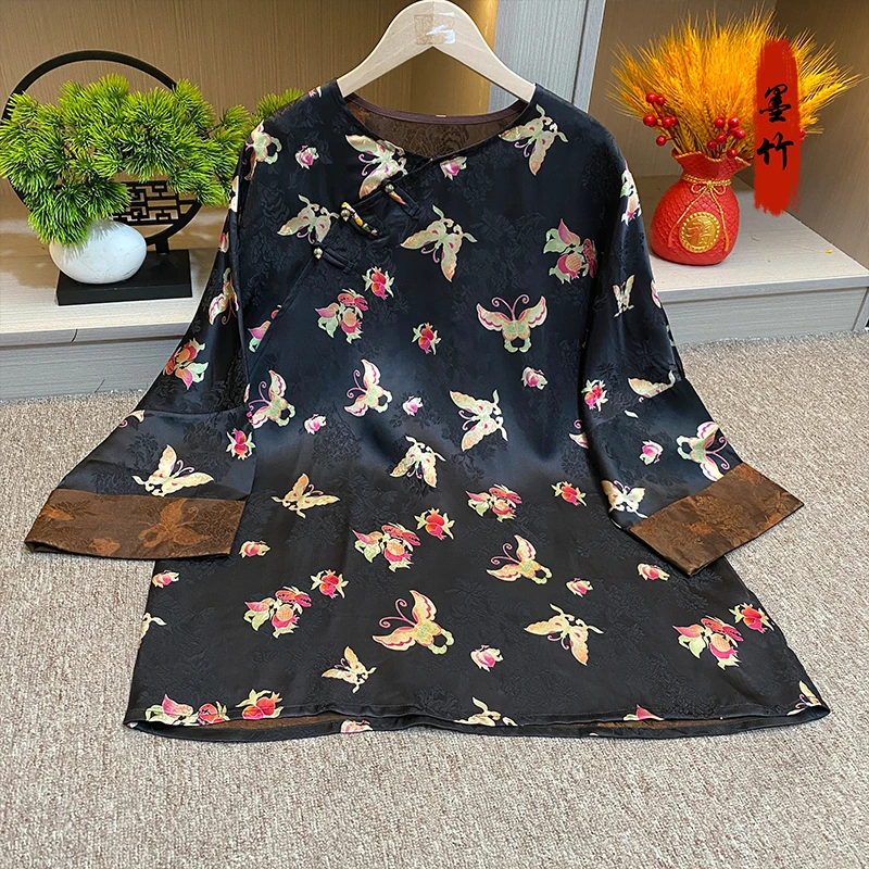 【69052】新中式中国风国潮时尚气质设计师版女装高级感气质上衣