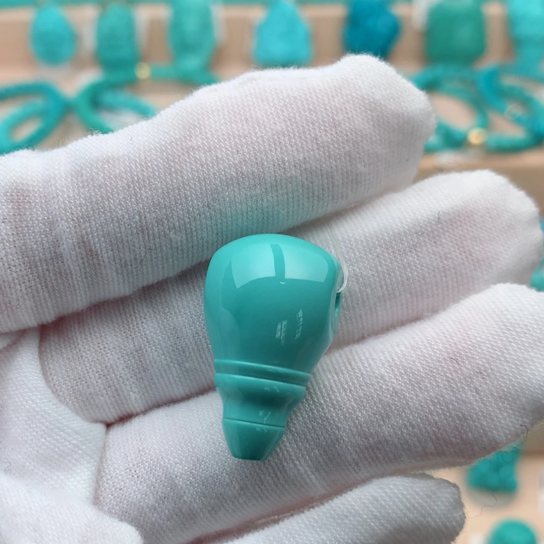 绿松石未镶嵌珠宝奇石14.5mm