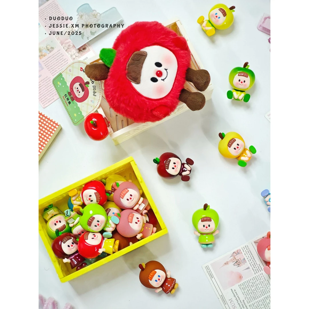 多多妹许愿-苹果多多mini系列潮玩盲盒可爱摆件新品