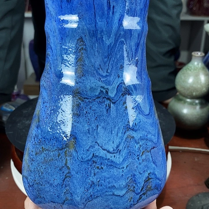 尚峰钧窑作品微瑕摆件