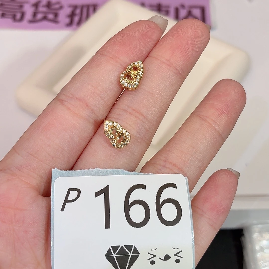 珠宝半成品银S925镶嵌水晶