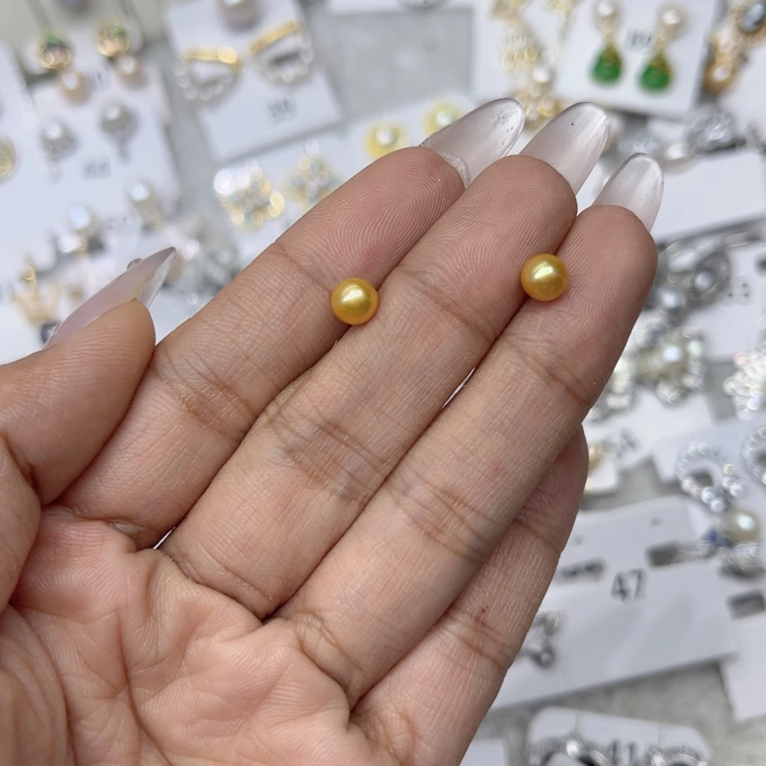 多***～合金淡水珍珠戒指