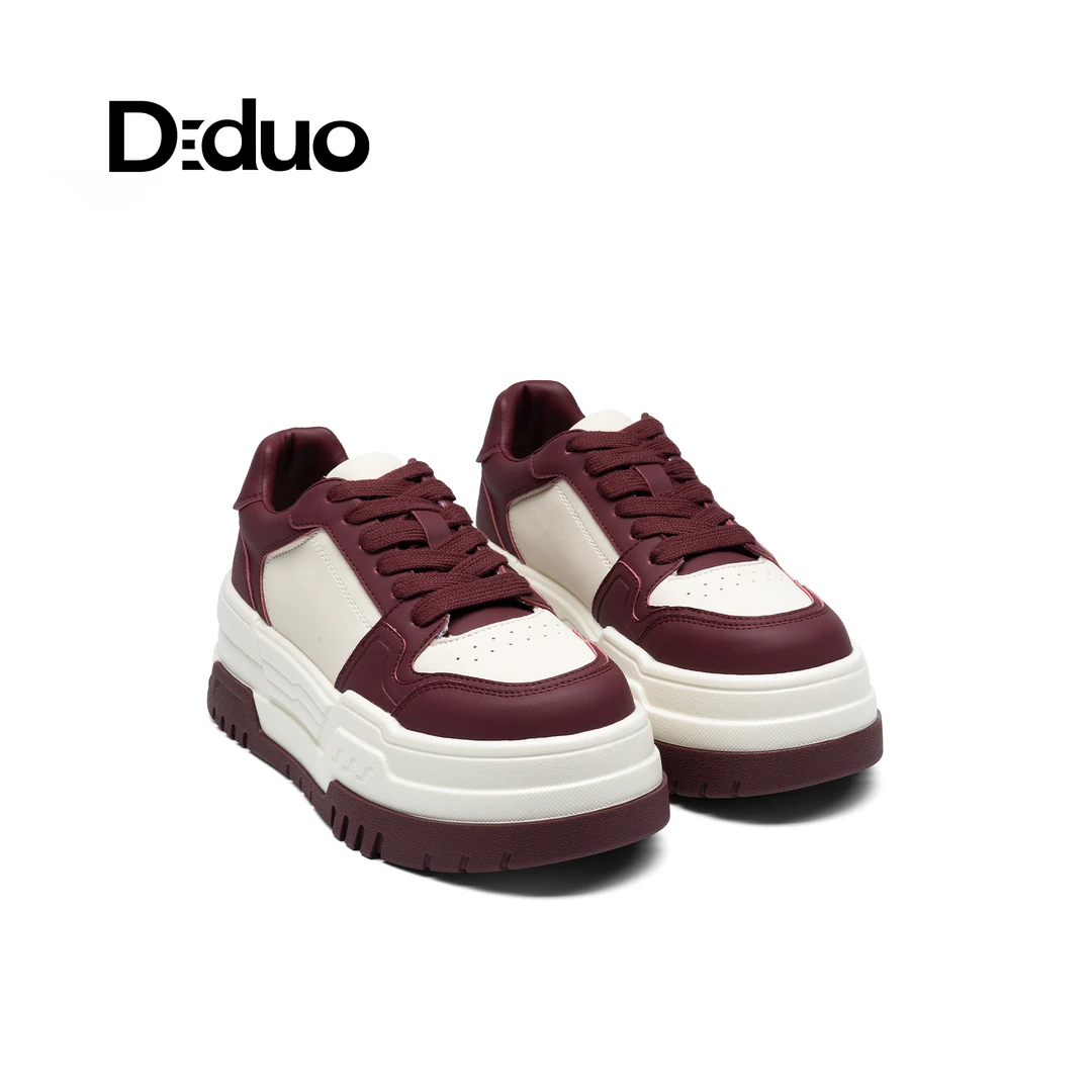 迪朵魅奏-【拽酷奶熊】黑白撞色透气超软休闲运动休闲鞋D6C8D904812