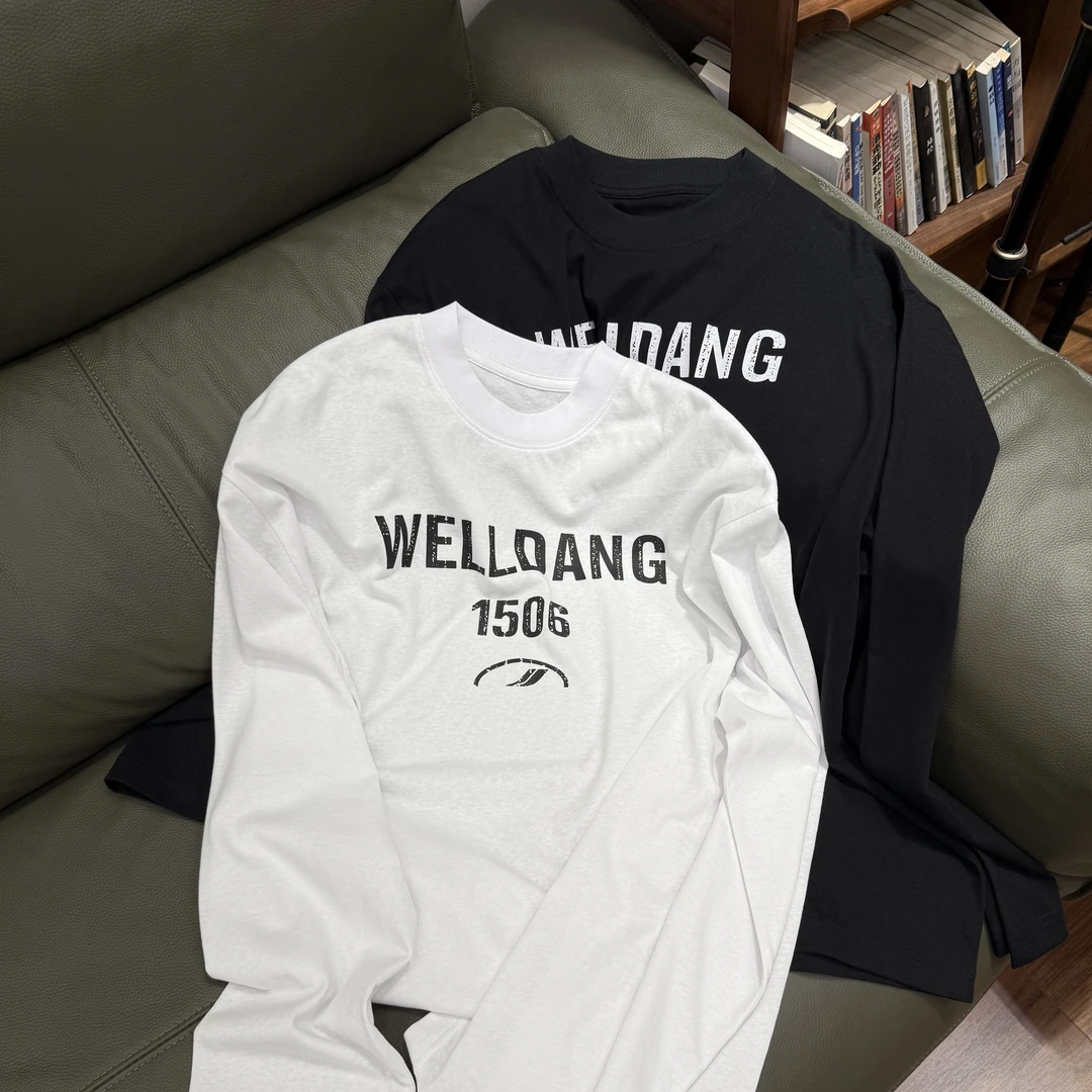 宽松【W雪花棉长袖】男女同款D28193