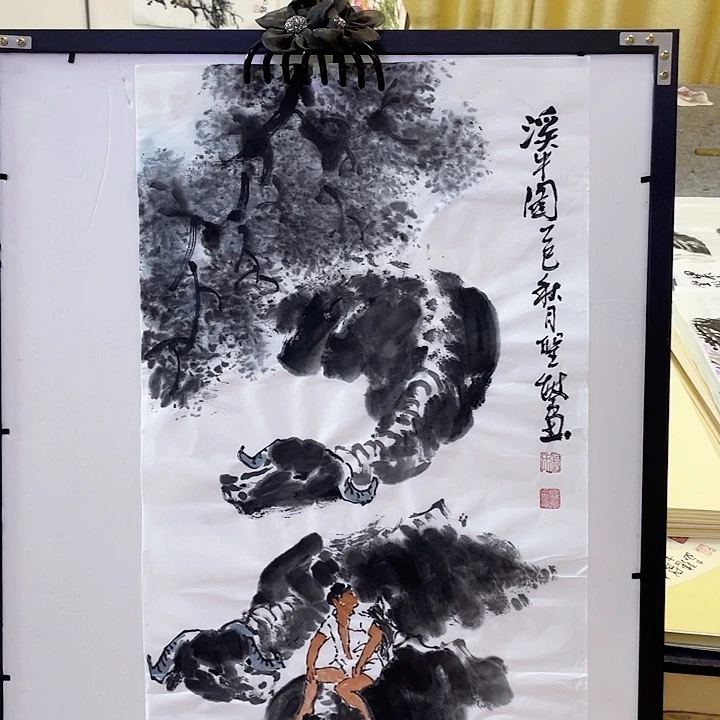 国画张圣敏先生纯手绘作品
