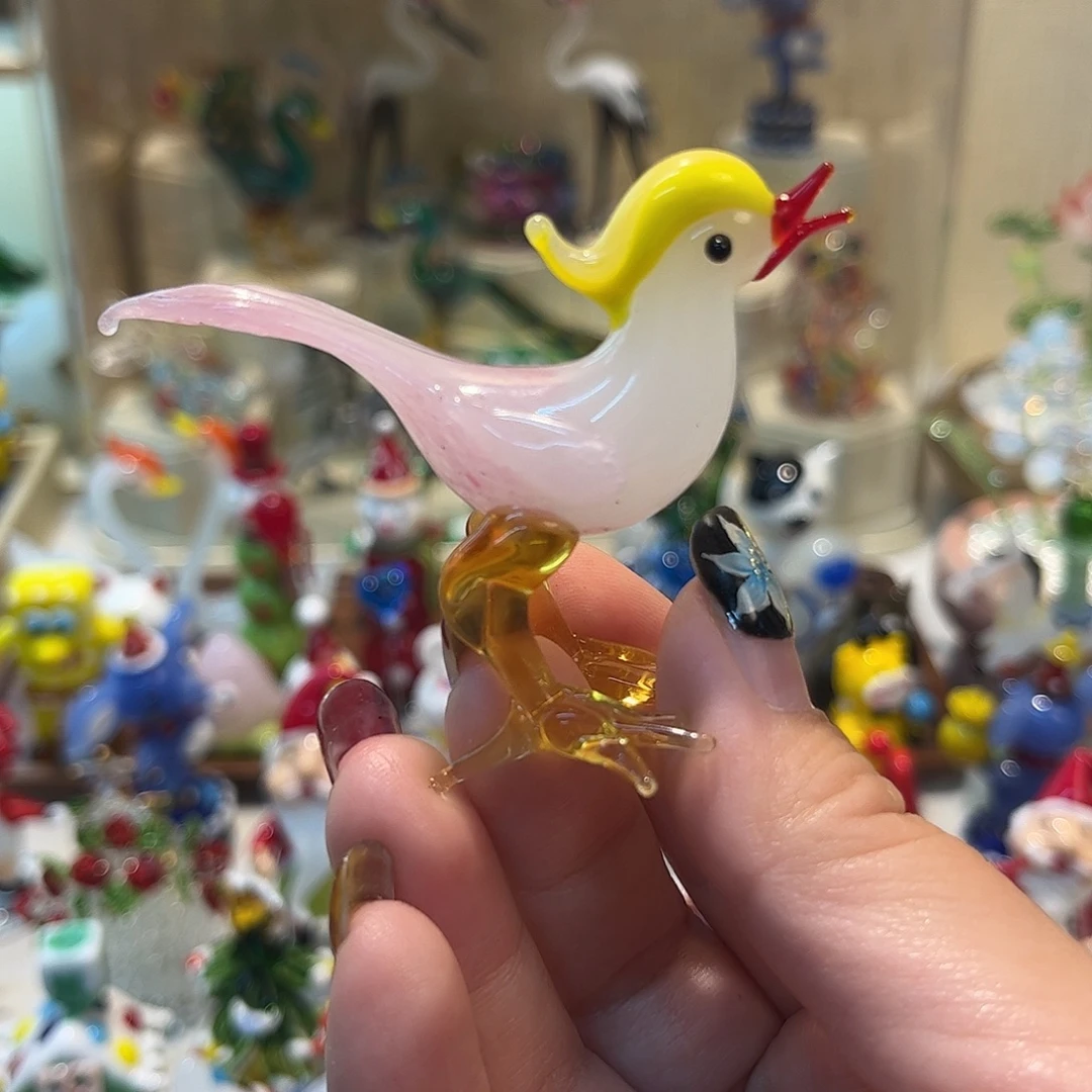 琉璃手工艺品吉祥鸟
