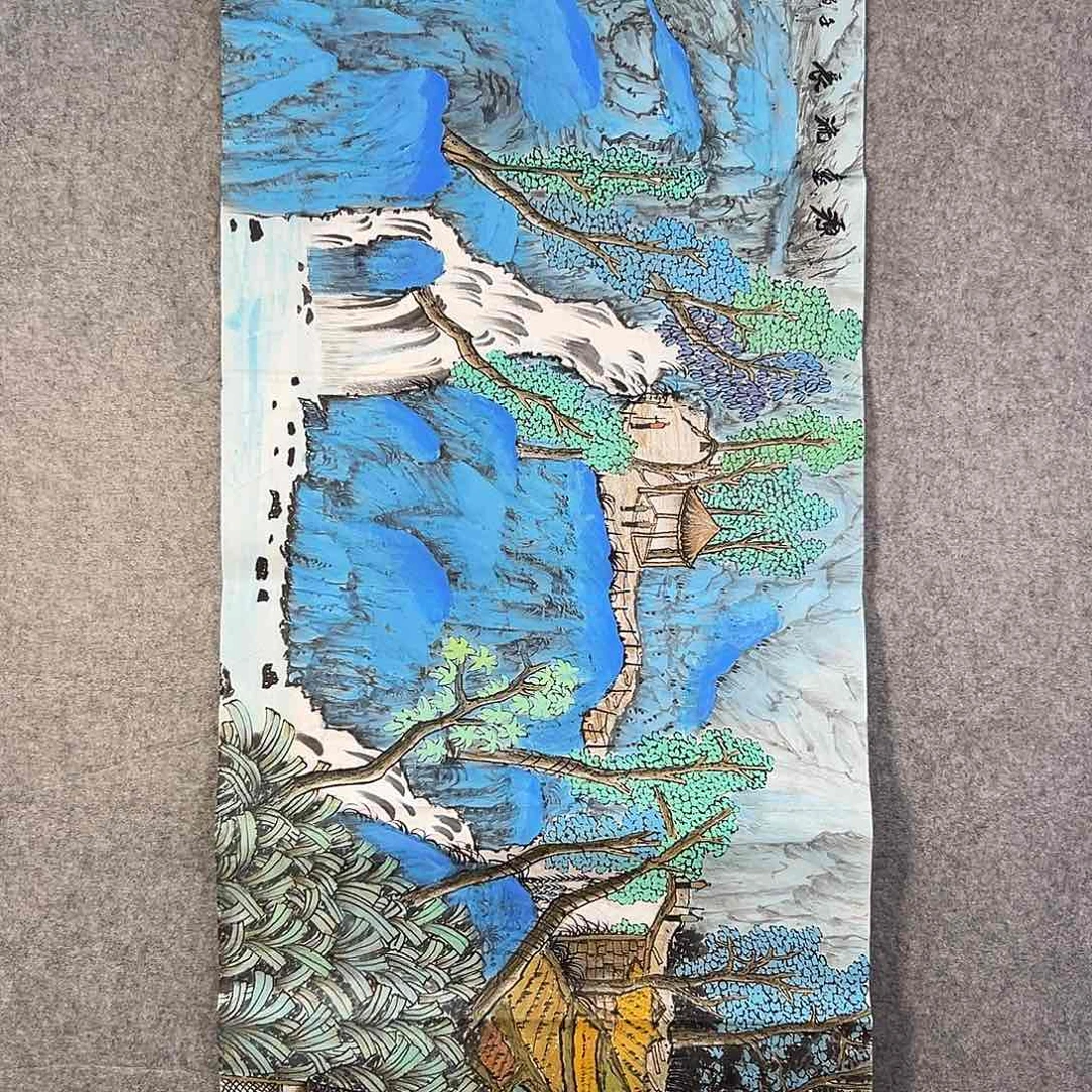 国画878 花鸟在此鸣叫时还要一