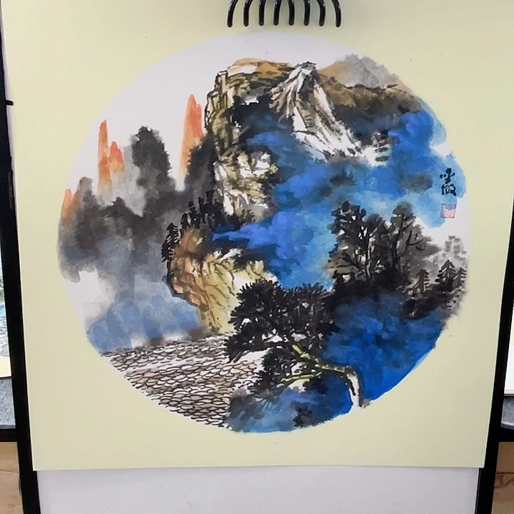 国画张圣敏先生纯手绘作品
