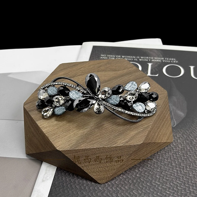 【LXX靓西西】087 弹簧夹8.6厘米法式浪漫感蝴蝶弹簧横夹