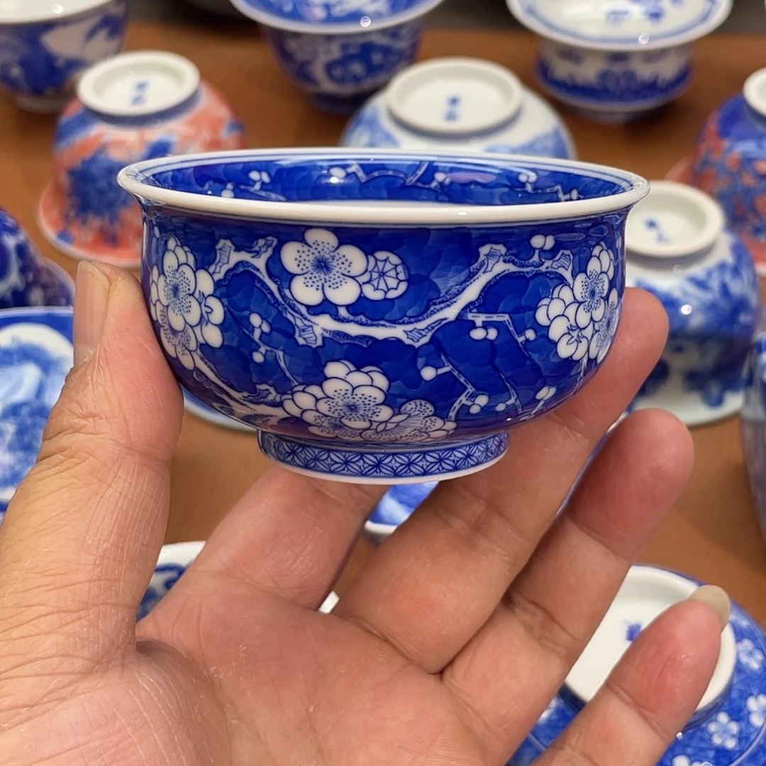 陶月楼 柴窑  冰梅炉式杯