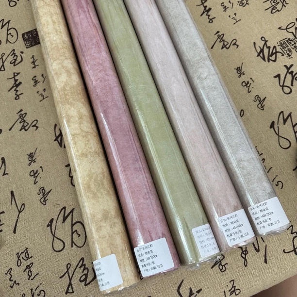 蜡染汉韵六尺对开48*180cm条屏国展纸宣纸