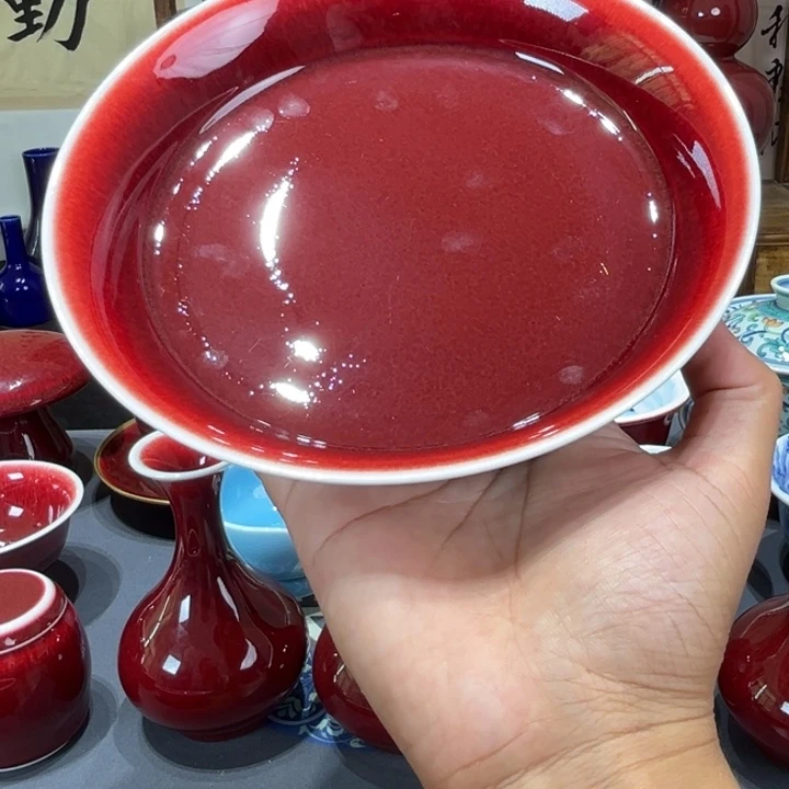 绵***店景德镇陶瓷浅行窑壶承