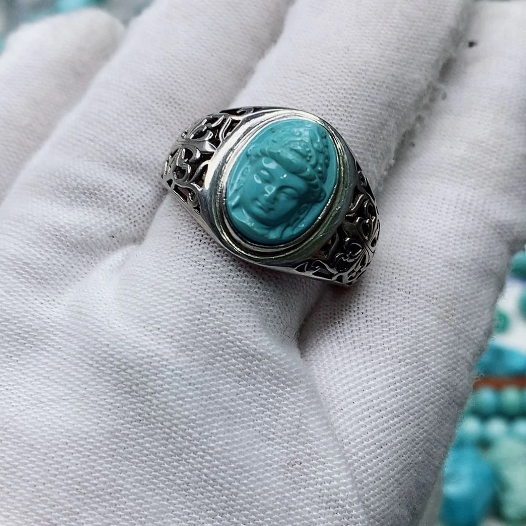 绿松石珠宝奇石未镶嵌