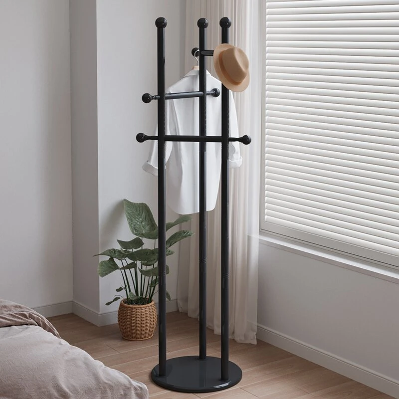 挂衣架室内落地立式网红衣帽架小型简易便捷式晾衣架一体式置物架