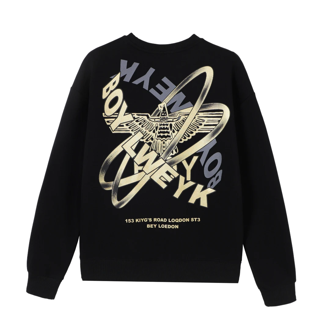 {时空光轮}男士秋冬新款联名情侣宽松长袖时尚百搭潮流休闲卫衣