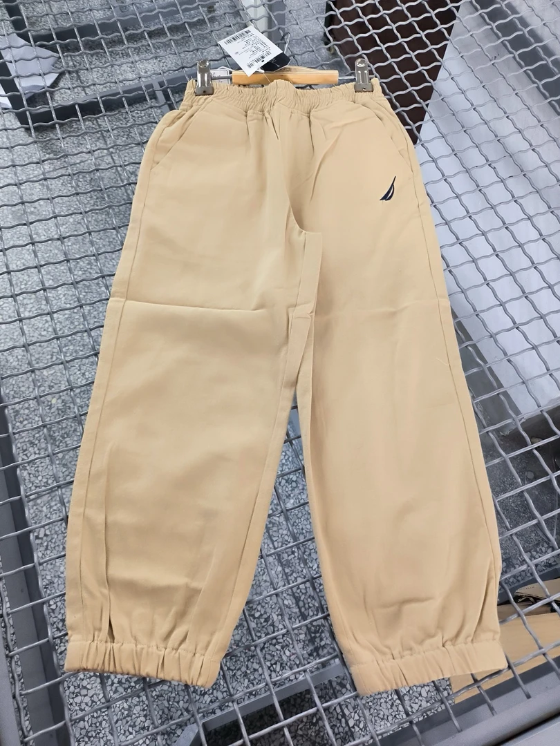 NAUTICA 童装男童女童纯棉束脚长裤春夏儿童长裤休闲裤