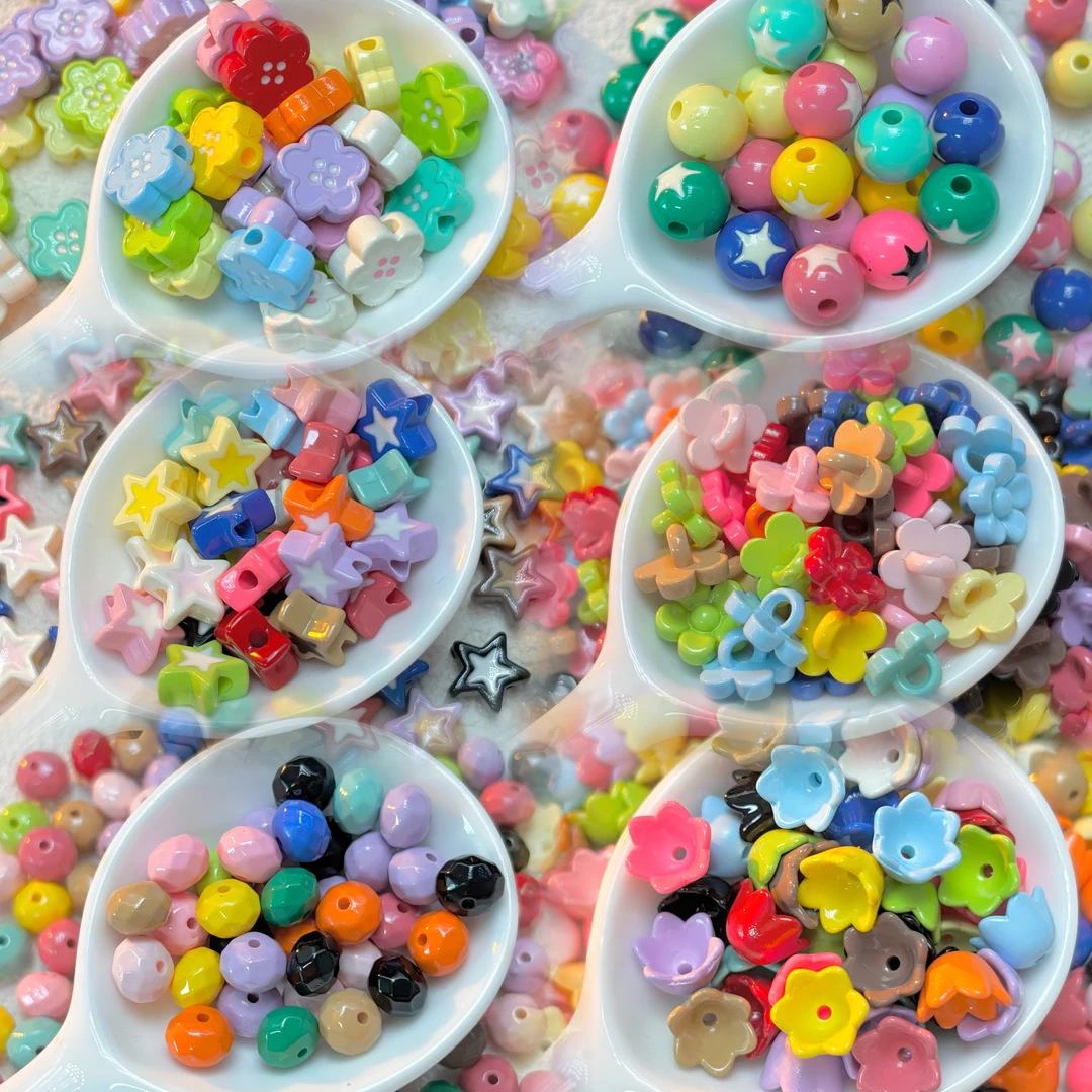 【亚克力隔珠系列】新款可爱多巴胺手工Diy材料手机链配件手作网红