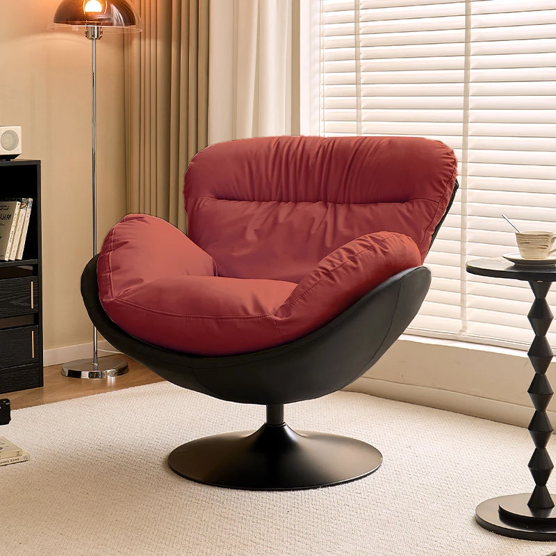 蛋壳旋转沙发椅沙发单人旋转现代简约家用客厅阳台沙发椅懒人沙发