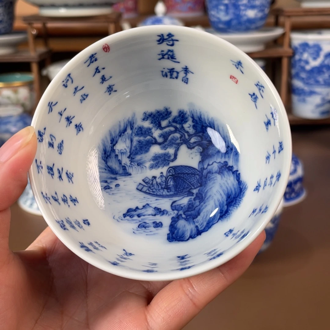 景德镇陶瓷手工手绘