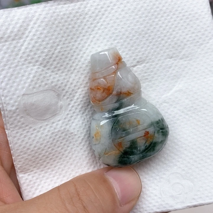 颈饰未镶嵌翡翠天然缅甸翡翠