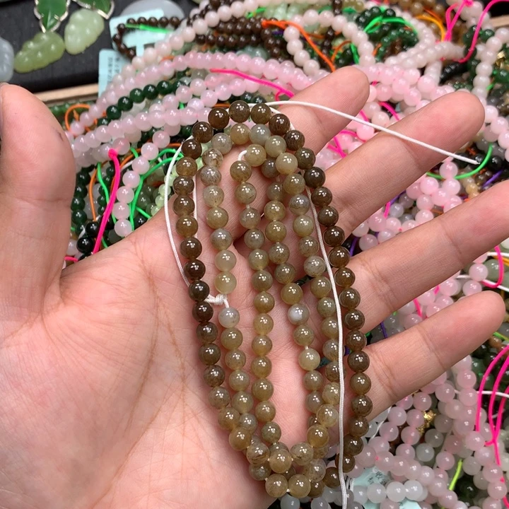 和田玉未镶嵌手链85