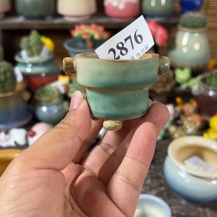 口4 手工花盆满30包邮