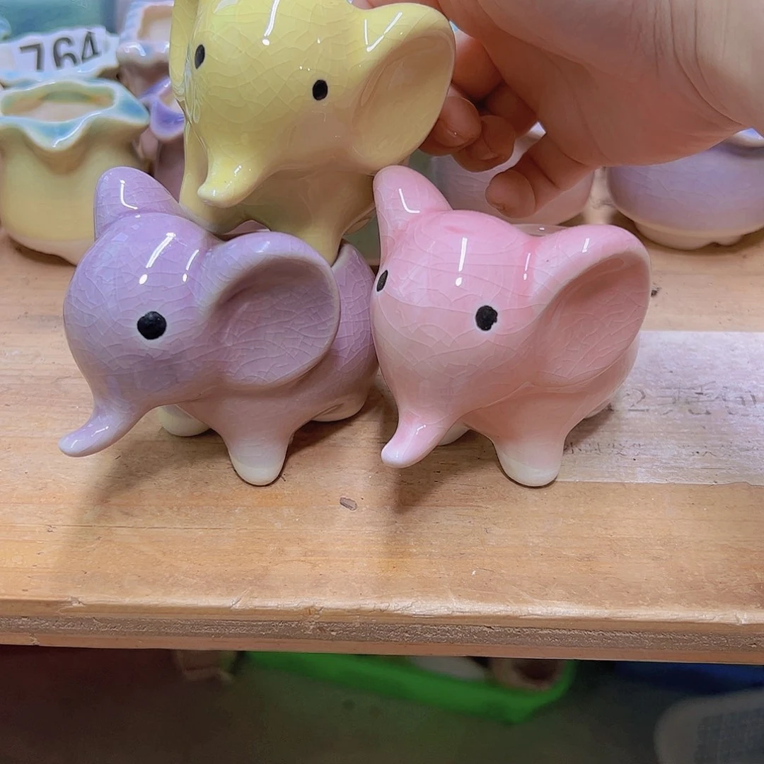 陶瓷花盆当场满12包邮