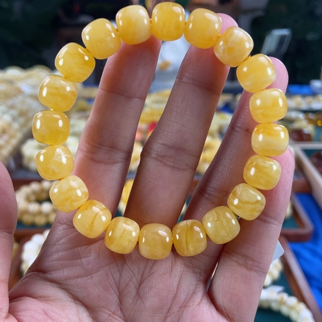 未镶嵌琥珀珠宝奇石11同料黄虎皮老型16.4