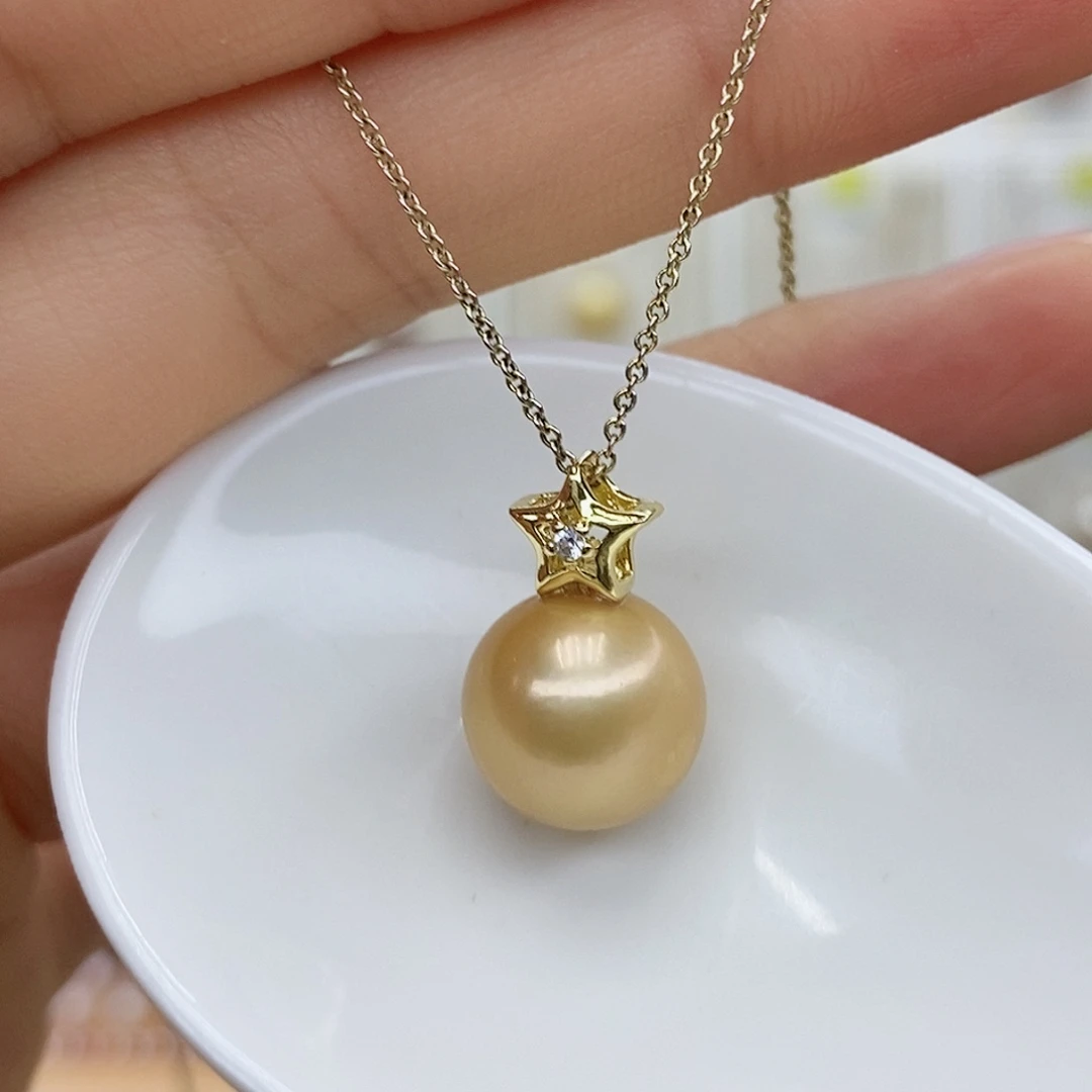 淡水珍珠吊坠(赠链)合金