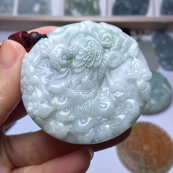 翡翠未镶嵌挂件翡翠