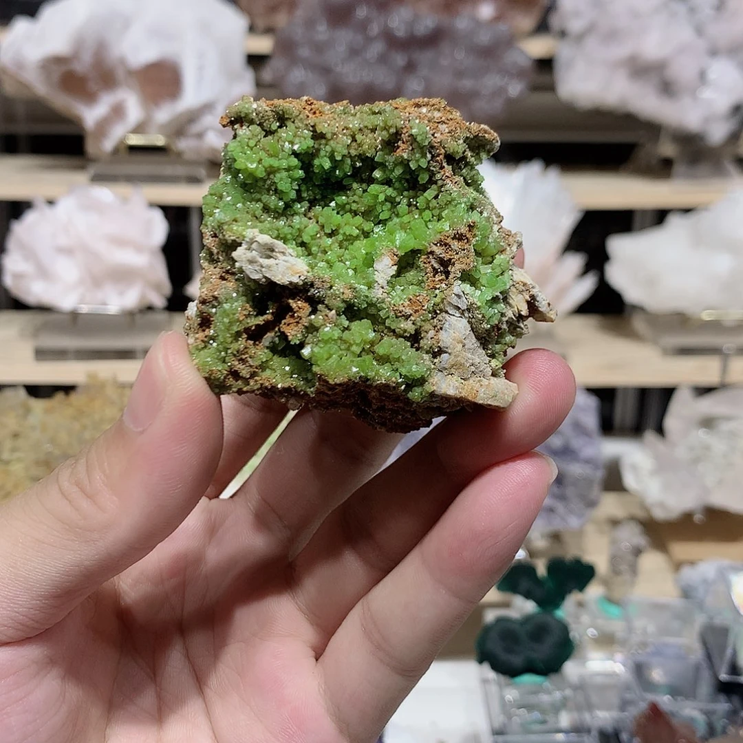 石头广西磷铝铅矿物标本