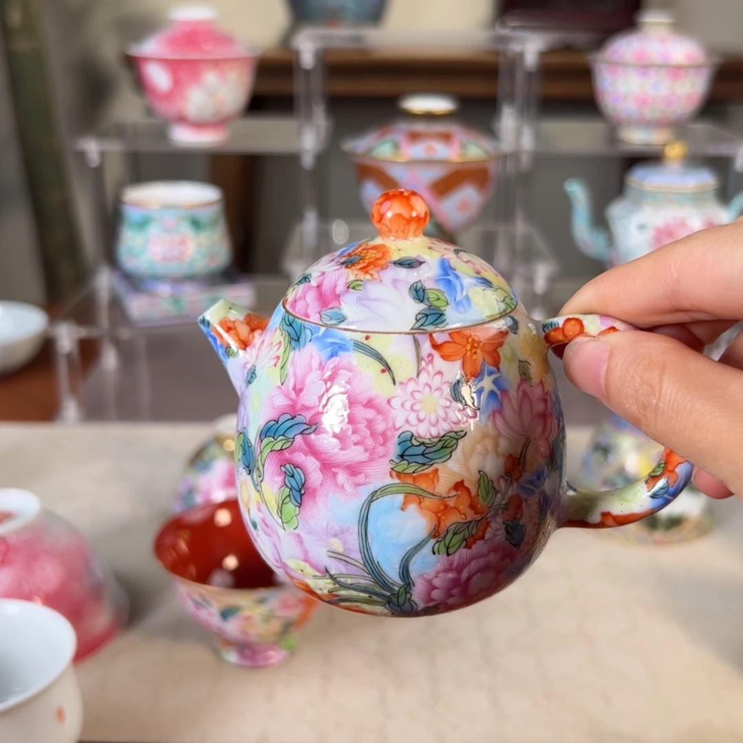 似***识纯手工手绘 高端茶器