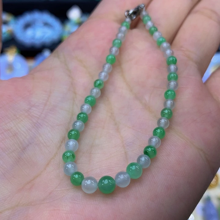 翡翠未镶嵌手链翡翠