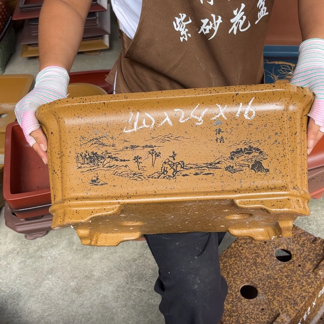 花盆紫砂盆景艺术