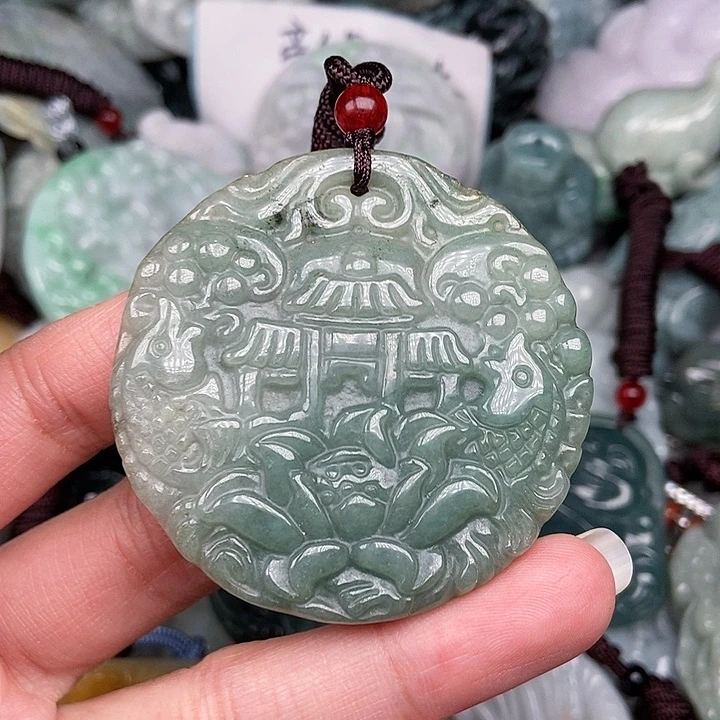 颈饰未镶嵌翡翠翡翠