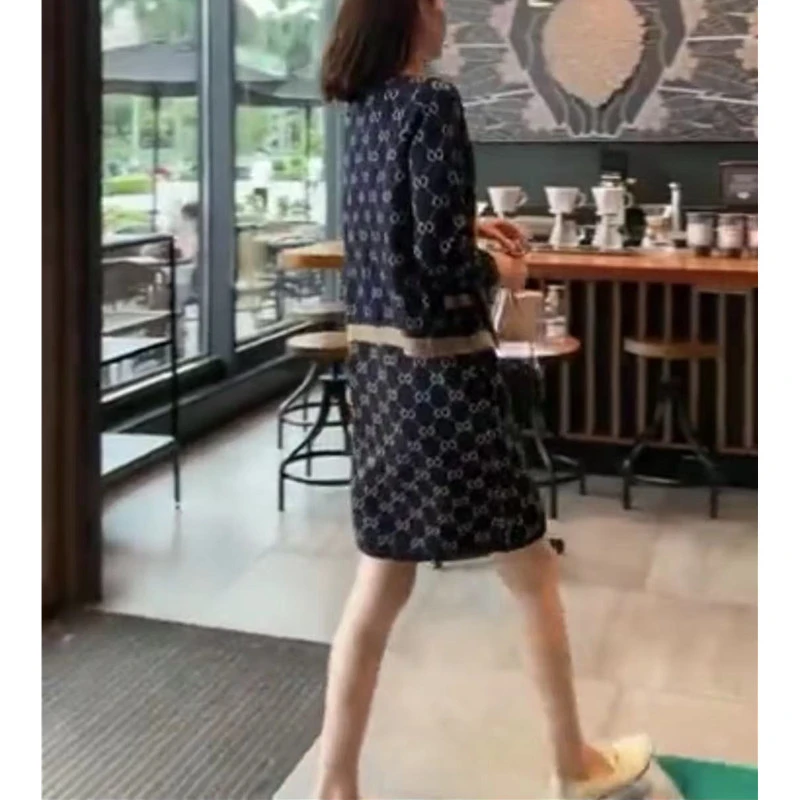中年女装2025春秋新款短袖中长款连衣裙长袖开衫外套女套装40岁